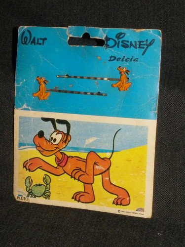 Barrettes vintage pluto walt - barrettes,