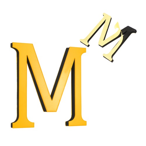 Lettres adhésives pour boîte