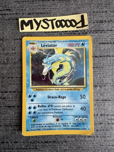 Carte pokemon léviator - pokemon,