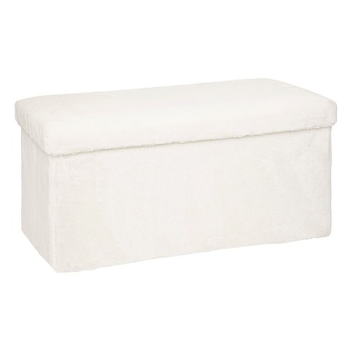 Pouf imitation fourrure - pouf,