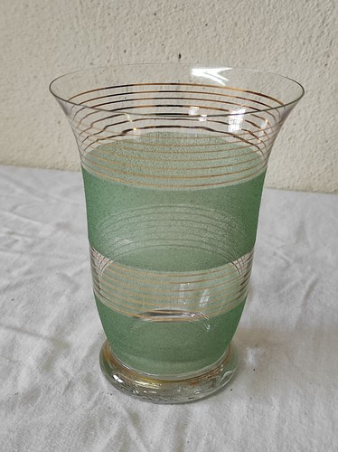 Ancien vase verre 5 cm - ancien,
