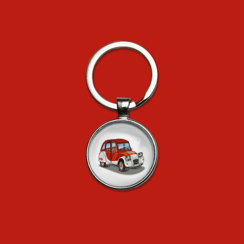 Porte clés 2cv citroën - 2cv,