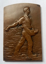 Médaille LE SEMEUR bronze MDP signée René BAUDICHON homme campagne
