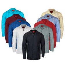 Homme Chemise Manches Longues Guayabera Cubain Plage Mariage Bouton-Up Casual