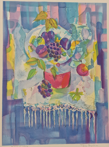 Lithographie tony agostini - tony,