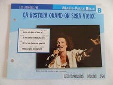 CARTE FICHE PLAISIR DE CHANTER