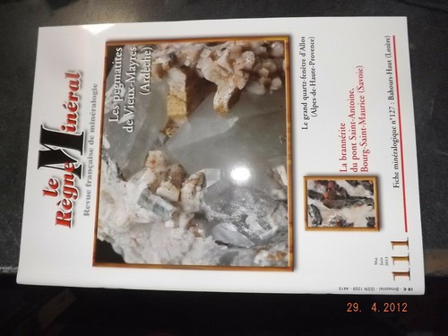 Revue le regne - regne, mineral