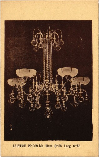 Cpa paris chandelliers lustre - chandelliers,