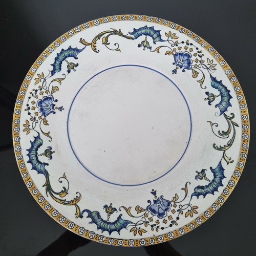 Gien plat ancien décor - -,