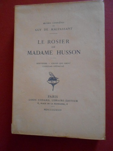Guy maupassant rosier de - guy,