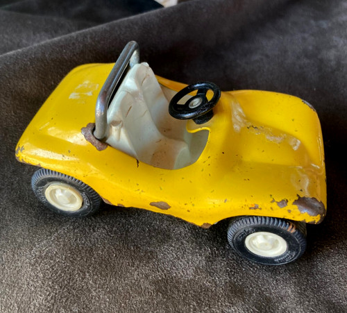 Ancien buggy jaune tonka jouet - jaune,