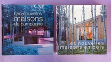 ARCHITECTURE / LOT DE 2 LIVRES SUR LES MAISONS DE CAMPAGNE ET MAISONS EN BOIS