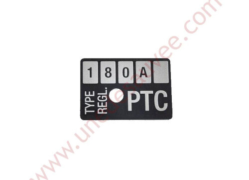 Plaque identification bloc - identification,