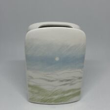 Petit vase THOMAS GERMANY, porcelaine, Rosenthal??, décor paysage nature