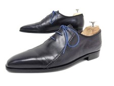 CHAUSSURES BERLUTI ALESSANDRO SCRITTO 9 43 RICHELIEU EN CUIR PATINE SHOES 1920€