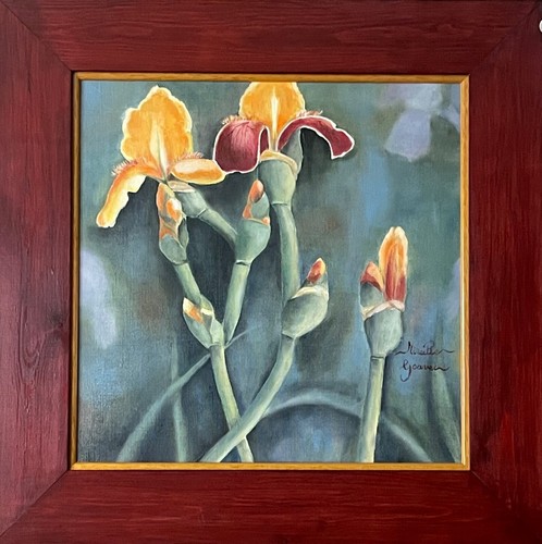 Huile sur toile les -  ,