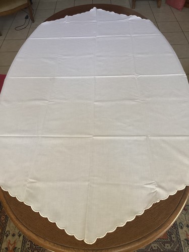 Nappe hexagonale blanche - , x