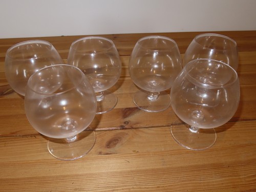 Verres cognac en cristal - 6,