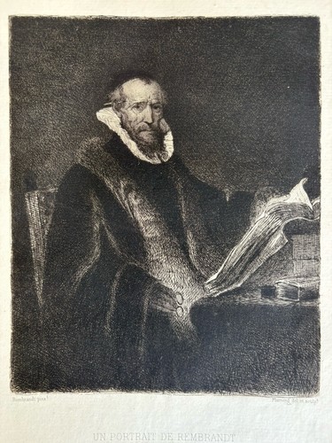 Rembrandt flameng gravure - /,