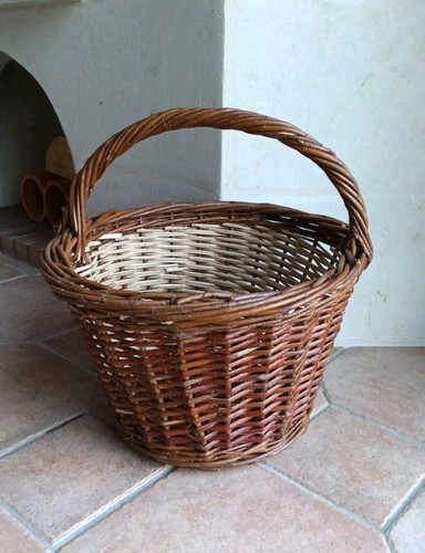 Veritable panier rond - veritable, osier