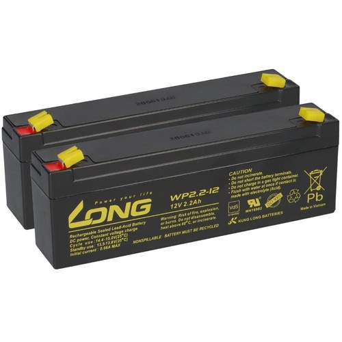 12v 2ah compatible - 2,2ah,