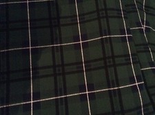 Vichy kaki grossier bleu