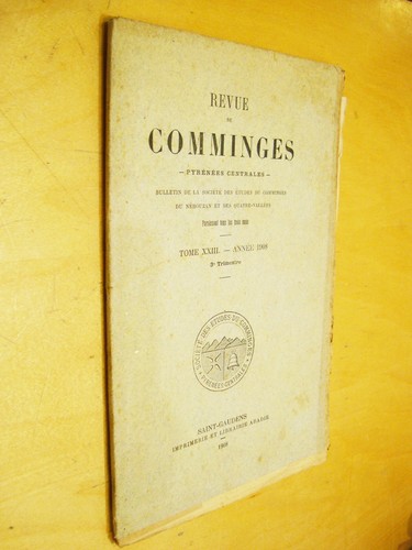 Revue comminges pyrénées - revue,