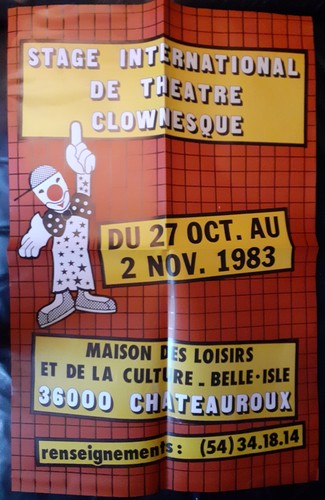 Affiche 1983 chateauroux - affiche,
