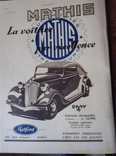 automobile MATHIS AMY4 MATFORD