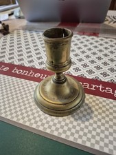 Ancien bougeoir en laiton