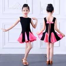 Robe De Bal Latin Pour Filles Enfants Costume De Danse Tango Enfants Cha-Cha