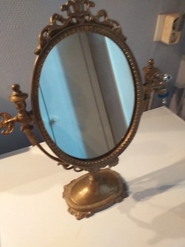Ancien miroir coiffeuse - ancien, de