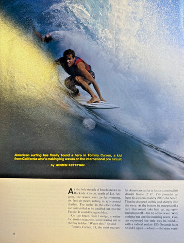 1985 tommy curren - tommy, california
