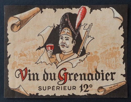 Ancienne étiquette vin - , du