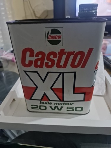 Bidon huile ancien castrol - bidon,