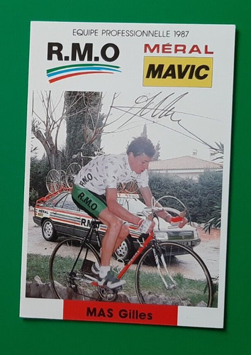 Cyclisme carte cycliste mas - carte,