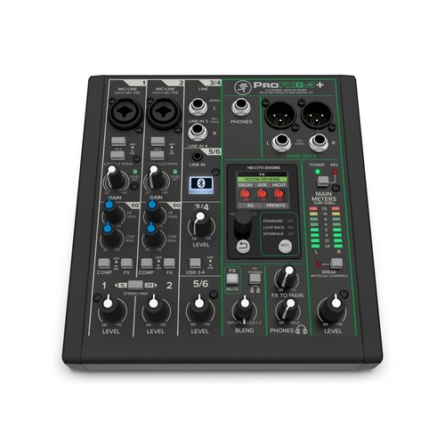 Mackie profx6v3 channel - profx6v3+, 6-channel