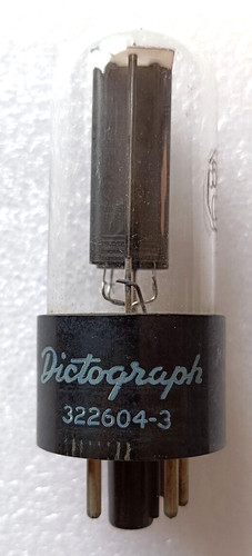 Tube 5y3gt dictograph - 5y3gt, black