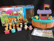 Arche de Noé vintage complète Fisher Price Little People avec tous les...