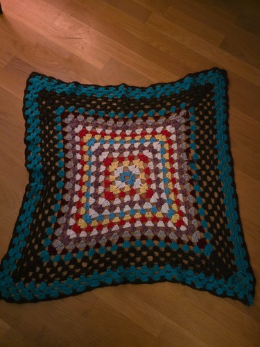 Plaid couverture crochet - plaid,