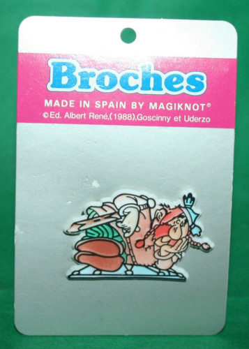 Broches vintage abraracourcix - vintage,
