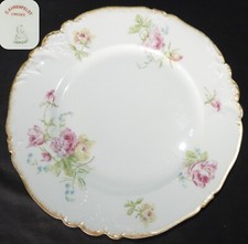 Assiette PORCELAINE DE LIMOGES - Charles AHRENFELDT (24,5 cm, très bel état)