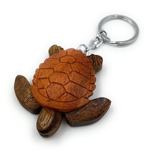 Porte-Clés En Bois Tortue
