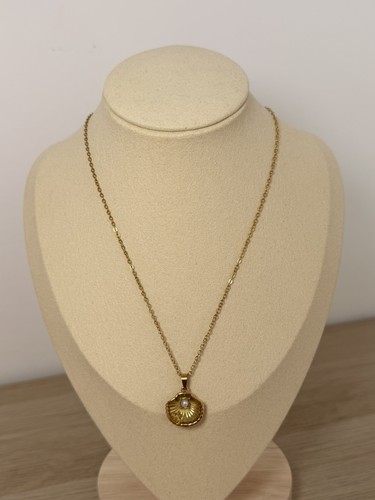 Collier pendantif coquillage - collier,