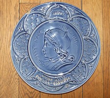 Grande assiette Jeanne d'Arc