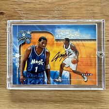 Autographe Signé Fleer Tmac McGrady Maillot NBA 106 2001-02 Magic Carte