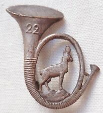 insigne 22° BCA WWII BATAILLON CHASSEURS ALPINS ORIGINAL DRAGO GRAZZIANI NICE