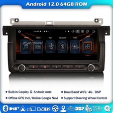 8 Core CarPlay Android 14 Autoradio GPS BMW E46 M3 Rover 75 MG ZT DAB+TNT Wifi