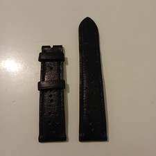 Bracelet Montre Cuir Noir  Hermès
