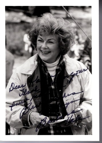5x7 autographed photo barbara - autographed,